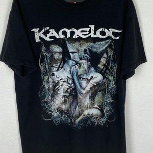 Vintage 2010 Kamelot World Tour Crazy Design T-shirt